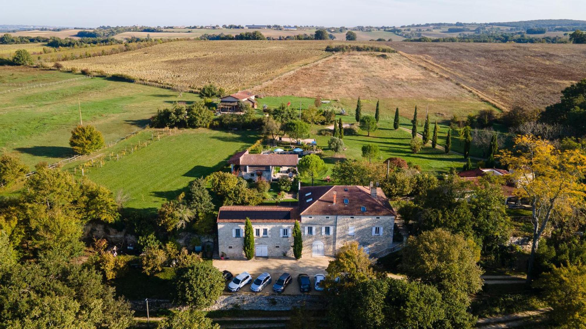 Chambre D'Hotes L'Altitude - Domaine La Rose Des Vents Castelnau-sur-lʼAuvignon エクステリア 写真